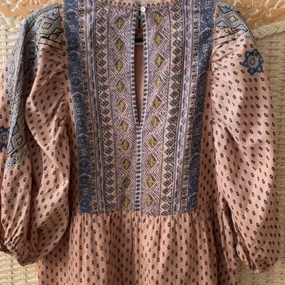 By Anthropologie Embroidered Tunic Mini Dress - Picture 15 of 16